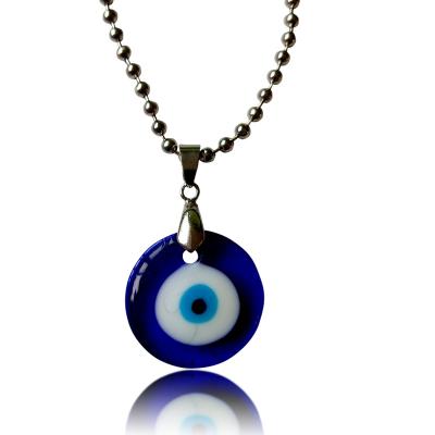 China Two Turkey Styles Are Accessories Blue Evil Glass Eyes Charms Necklace Available Black String Wax Turkey Eyes Necklace For Women for sale