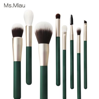 China Fan Brush Belleza Luxury High End 8pcs Custom Design Your Own 2 In 1 Makeup Brush Set for sale