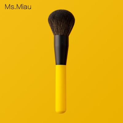 China Luxury high end fan brush Belleza custom large flat fiber powder brush produal for sale