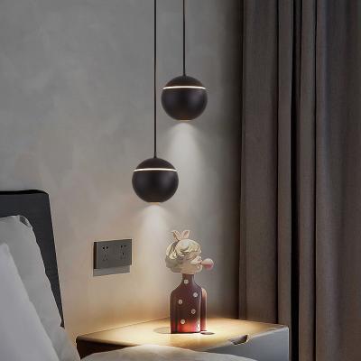 China Modern Modern Decorative Globe Ball Bedroom Living Room Hanging Chandelier Led Black Gold Pendant Light for sale