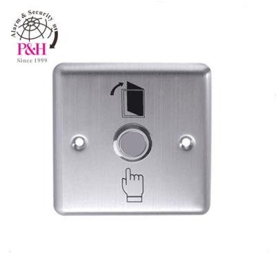 China Stainless Steel Metal Push Exit Button Emergency Exit Switch With For Access Control System for sale