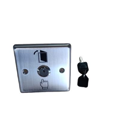 China 2 Group N/O Stainless Steel Key Switch With 2 Position Movable With 2 Keys for sale