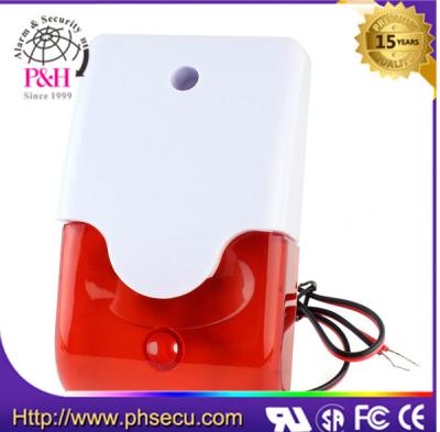 China Indoor Alarm 9-30VDC EM103 2 Wires Indoor Siren Only With Sounder for sale