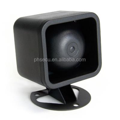 China Black AUTOMATIC Car Security Alarm 12V Siren Loud Universal Horn for sale