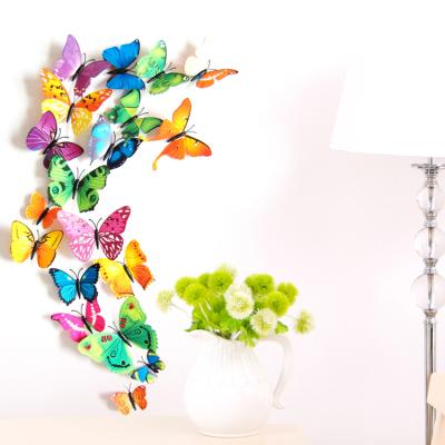 China Perfect gift for any special occasions like Self Adhesive 3D Christmas Butterfly Wall Sticker Christmas Decorations for Butterfly Wall Decoration for sale