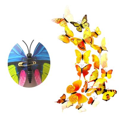 China Contemporary home decoration 3D wall sticker for home decorationsDecor 3d butterfly huaai butterfly sticker for sale