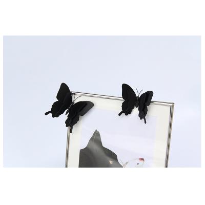 China New WALL STICKER 2022 Black Mirror Self Adhesive Double Mirror Butterfly is used for wall decoration sticker for sale