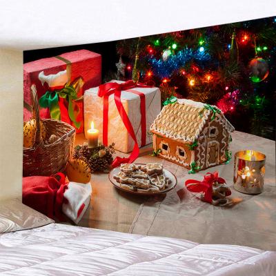 China Art Decor Merry Christmas Decorative Fabric Wallpaper For Room Decoration for sale