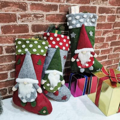 China Christmas Decorations Christmas Socks Room Decorations For Children's Candy Gifts for sale