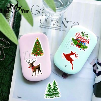 China 100pcs Cartoon Sticker Christmas Santa Claus Stickers Trunk Mobile Phone Case Waterproof Car Stickers for sale