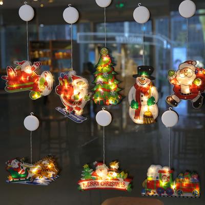 China Christmas Decorations Led Sucker Lamp Christmas Decoration Atmosphere Holiday Decoration Christmas Light for sale