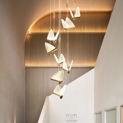 China Contemporary Nordic Acrylic LED Pendant Light Lighting LED Pendant Lamp Bedroom Living Room Light Fixture Attic Kitchen Hanging Fixtures for sale