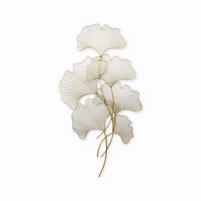 China Minimalist Xingcheng Light Flower Luxury Iron Art Wall Hanging Decoration Crafts for sale