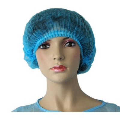 China Nurse Convenient Colorful Puffy Hat Disposable Pleated Blowup Hat for sale