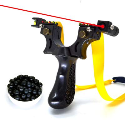 China New Product Laser Slingshot High Accuracy Precision Slingshot Shooting Hunting Outdoor Fast Pressing Infrared Slingshot for sale