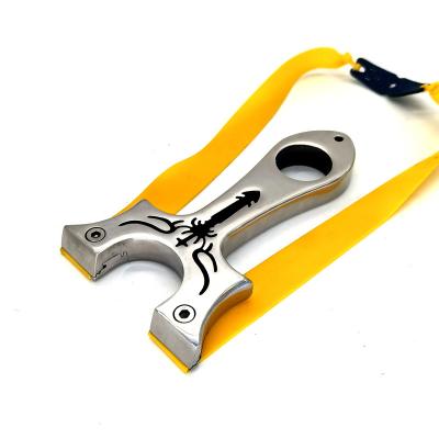 China China Supplier Professional Stainless Steel Powerful Slingshot Hunting Slingshot Shooting Catapult For Shooting for sale