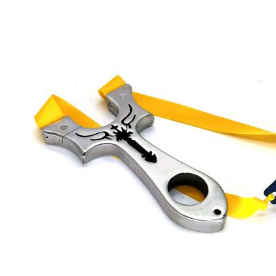 China 98k Slingshot Catapult Shooting Stainless Steel Fishing Laser Aiming Slingshot for sale