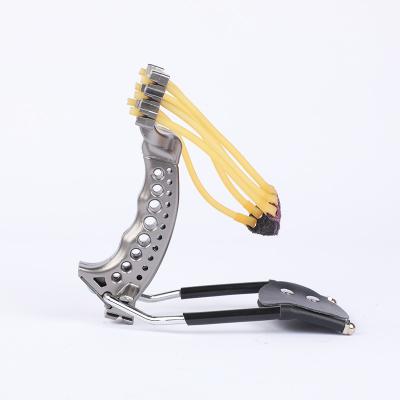 China High quality silver sling shot outdoor hunting slingshot for sale