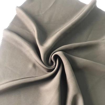 China High quality 100% anti-static export polyester 4 way stretch elastic chiffon fabric for women's clothing blouse dress for sale