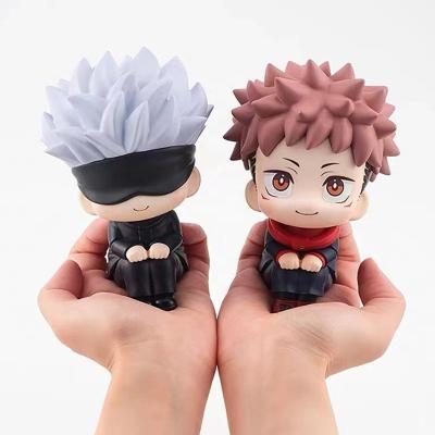 China Decoracion 9cm Jujutsu Kaisen Figures Sets Toys For Fans Anime Ready Running Demon Slayer My Hero Academia Hunter X Hunter Mini Figures for sale