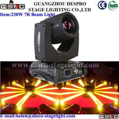 China Touch Screen 230W 7R Beam Light Moving Head With DMX for sale