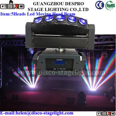 China Portable LED Moving Head Beam Wedding Decoration Rotating Stage Light for sale