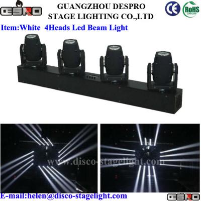 China White Color Rotating Stage Light Concert Nightclub Moving Beam Light for sale