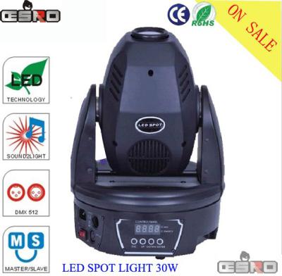 China Mini Disco Nightclub LED Moving Head Spot Gobo Lighting Effects , Linear Focus for sale