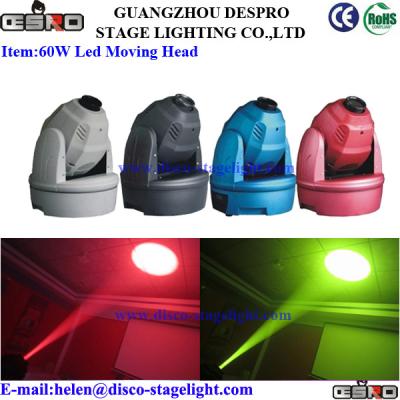 China 60W Led Moving Head Spot Lighing Dj Wedding Decoration Bulb for sale