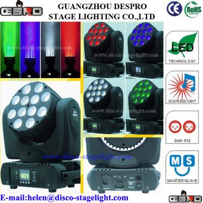 China 12pcs*10W Led Moving Head Wash with Beam for sale