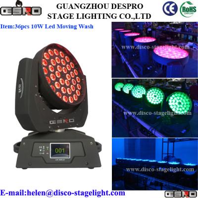 China Portable DMX LED Wash Moving Head Light DJ KTV Bar Rotating Stage Light for sale