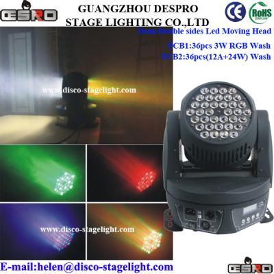 China Double Faced Moving Head Light Wash Nightclub Stage Effect Light for sale