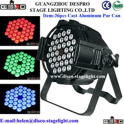 China Outdoor Mini Dimming LED Stage Light Waterproof LED Par Lights Red / Green for sale