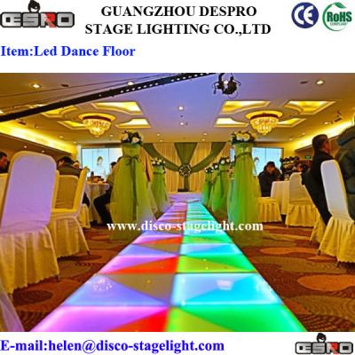 Chine Lumières étonnantes de la couleur LED Dance Floor, épousant l'allumage de Dance Floor à vendre