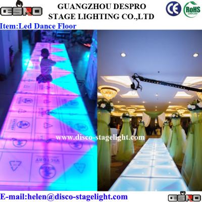 Chine Présentez allumer le divertissement KTV de Dance Floor de la disco dmx512/lumières de mariage à vendre