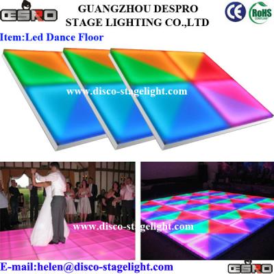 Chine Étape instantanée Effetc Dance Floor l'épousant rose-clair du DJ LED allumant 220V 50Hz à vendre