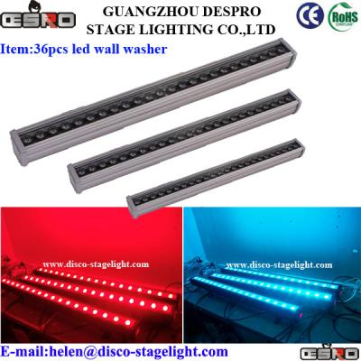 China Disco Nightclub LED Wall Washer Lights RGB DMX Stage Lighting 36*3W for sale