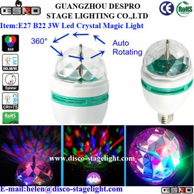 China Theaterstadium, das sieben der Stern-LED magische Lampe Ball-des Licht-3W E23 LED beleuchtet zu verkaufen