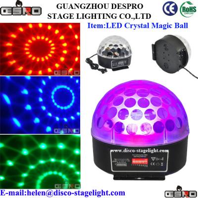 China 3W DMX Magic Crystal Ball Light Wedding Stage LED Beam Light Electronic Dimming for sale