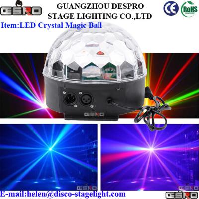 China LED Crystal Magic Ball Stage Lighting For Wedding Disco AC 90V-240V 50/60HZ for sale