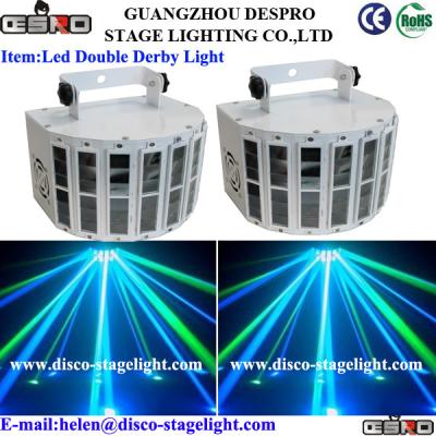 China Disco IP20 RGBW LED beleuchtet Doppelt-Schmetterlings-Stadiums-Lichteffekt 2pcs*10W LED zu verkaufen