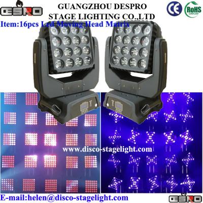 China Moving Head LED Matrix Beam DJ Stage DMX Strobe Light For Decoration for sale