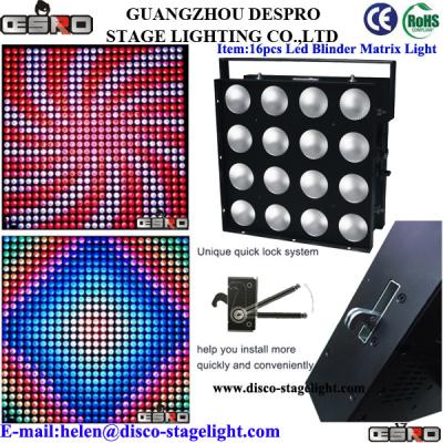 China Dance Hall Matrix LED Wash Lights Cool Stage Effects Pro Sound Stage Lighting for sale