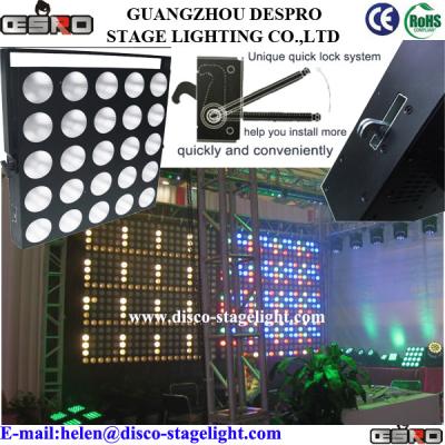 China DJ Equipment LED Matrix light 5*5 RGB LED Blinder Light Sound Activated for sale