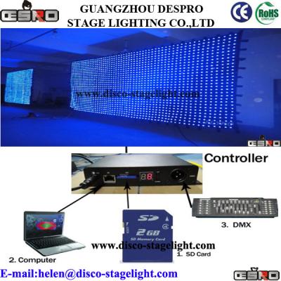 China Stage Light Equipment LED Curtain Controller AC 90V-240V / 50-60Hz for sale