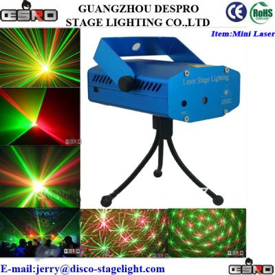 China Disco-Stadiums-Licht Mini-Stadiums-Lasers 12 Volt-150mw hellrotes grünes zu verkaufen