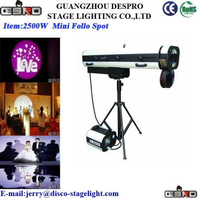 China 4000W Manual Disco Stage Follow Spotlights Color Changing  Wedding Light for sale