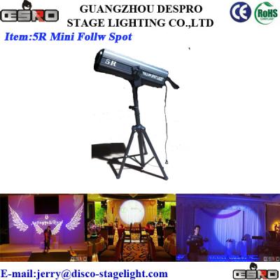 China Long Distance LED Follow Spot RGBW Gobo Lighting Effects For Concert for sale