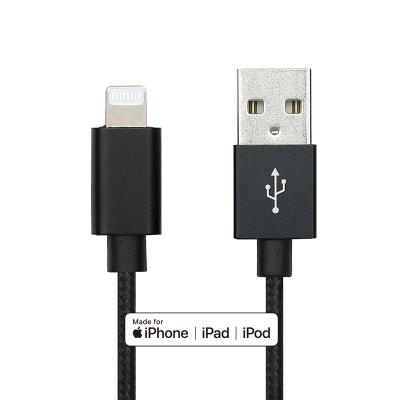 China 100% Original C89 C89 Chip Durable Nylon Braided USB A To MFI Lightning Cable For iPhone Cable MFI Certified for sale