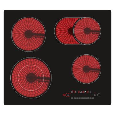 China Waterproof Intelligent Fast Heater 4 Burners High Power Infrared Ceramic Hob for sale